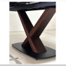 Стол BLANCO 160 MATT BLACK MARBLE SOLID CERAMIC / Орех, DISAUR заказать по цене 102 000 руб. в Уфе