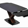 Стол BLANCO 160 MATT BLACK MARBLE SOLID CERAMIC / Орех, DISAUR заказать по цене 102 000 руб. в Уфе