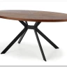 Стол обеденный Halmar LOCARNO (ореховый/черный) заказать по цене 44 604 руб. в Уфе