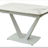 Стол ALATRI 120 GLOSS STATUARIO WHITE SINTERED STONE / WHITE заказать по цене 79 600 руб. в Уфе