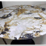 Стол TERAMO 135 GLOSS GRAND JADE SOLID CERAMIC, керамика, поворотн.механизм / Черный каркас, DISAUR заказать по цене 56 970 руб. в Уфе