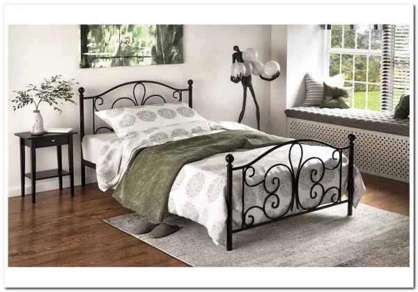 Кровать HALMAR PANAMA (черный) 120/200 заказать по цене 26 448 руб. в Уфе