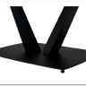 Стол ALATRI 120 MATT GOLDEN BLACK SINTERED STONE / BLACK заказать по цене 0 руб. в Уфе
