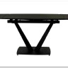 Стол ALATRI 120 MATT GOLDEN BLACK SINTERED STONE / BLACK заказать по цене 0 руб. в Уфе