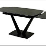 Стол ALATRI 120 MATT GOLDEN BLACK SINTERED STONE / BLACK заказать по цене 0 руб. в Уфе