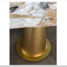 Стол TERAMO 135 GLOSS GRAND JADE SOLID CERAMIC, керамика, поворотн.механизм / Бронзовый, DISAUR заказать по цене 63 810 руб. в Уфе