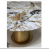 Стол TERAMO 135 GLOSS GRAND JADE SOLID CERAMIC, керамика, поворотн.механизм / Бронзовый, DISAUR заказать по цене 63 810 руб. в Уфе