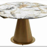 Стол TERAMO 135 GLOSS GRAND JADE SOLID CERAMIC, керамика, поворотн.механизм / Бронзовый, DISAUR заказать по цене 63 810 руб. в Уфе