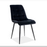 Стул кухонный Signal CHIC Velvet Bluvel 19 (черный/черный) заказать по цене 9 962 руб. в Уфе