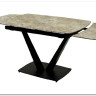 Стол ALATRI 120 GLOSS ATHENS BROWN SINTERED STONE / BLACK заказать по цене 0 руб. в Уфе
