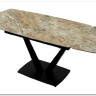 Стол ALATRI 120 GLOSS ATHENS BROWN SINTERED STONE / BLACK заказать по цене 0 руб. в Уфе