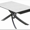 Стол ESTEBIO 160 KL-99 Белый мрамор матовый, итальянская керамика/ Серый металлик, DISAUR заказать по цене 100 240 руб. в Уфе