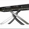 Стол ESTEBIO 160 KL-99 Белый мрамор матовый, итальянская керамика/ Серый металлик, DISAUR заказать по цене 100 240 руб. в Уфе