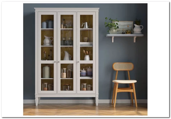 Шкаф для посуды Ольса-С 300 из массива сосны заказать по цене 70 805 руб. в Уфе