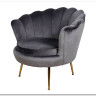 Кресло SIGNAL CAMELLIA Velvet Bluvel 14 (серый/золотой) заказать по цене 27 417 руб. в Уфе