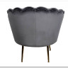Кресло SIGNAL CAMELLIA Velvet Bluvel 14 (серый/золотой) заказать по цене 27 417 руб. в Уфе