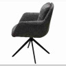Стул MEADOW 360 град. поворот. Темно-серый XD841-16, букле / черный каркас, DISAUR заказать по цене 15 615 руб. в Уфе
