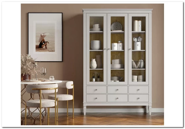 Шкаф для посуды Ольса-С 306 из массива сосны заказать по цене 81 929 руб. в Уфе