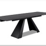 Стол обеденный Signal SALVADORE Ceramic 160 раскладной (Pietra Di Savoia серый/черный мат) заказать по цене 136 474 руб. в Уфе