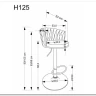 Стул барный Halmar H125 (бежевый/черный) заказать по цене 15 165 руб. в Уфе
