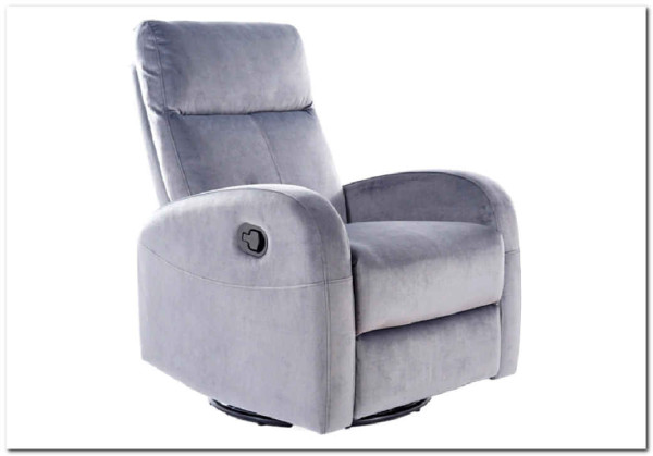 Кресло OLIMP VELVET BLUVEL 14 раскладное  Signal (серый) заказать по цене 50 349 руб. в Уфе
