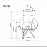 Стул кухонный Halmar K536 (оливковый/черный) заказать по цене 17 129 руб. в Уфе