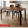 Стол обеденный Halmar PEDRO 160 (орех/черный) заказать по цене 49 171 руб. в Уфе
