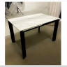 Стол CORNER 120 MATT WHITE MARBLE SOLID CERAMIC / BLACK заказать по цене 53 750 руб. в Уфе