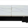 Стол CORNER 120 MATT WHITE MARBLE SOLID CERAMIC / BLACK заказать по цене 53 750 руб. в Уфе
