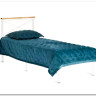 Купить Кровать Iris (mod.9311) дерево гевея/металл, 90*200 см (Single bed), Белый (White) с доставкой по России по цене производителя можно в магазине Другая Мебель в Уфе