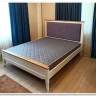 Купить Кровать двуспальная Римини с мягким изголовьем с доставкой по России по цене производителя можно в магазине Другая Мебель в Уфе