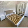 Купить Кровать двуспальная Римини с мягким изголовьем с доставкой по России по цене производителя можно в магазине Другая Мебель в Уфе