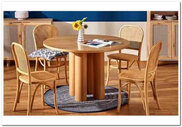 Стол обеденный Halmar ELEFANTE OKRAGLY (дуб натуральный) заказать по цене 93 583 руб. в Уфе