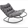 Кресло-качалка Halmar GATTO (серый) заказать по цене 23 729 руб. в Уфе
