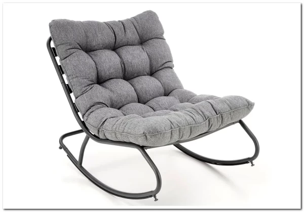 Кресло-качалка Halmar GATTO (серый) заказать по цене 23 729 руб. в Уфе Кресло-качалка Halmar GATTO (серый) заказать по цене 23 729 руб. в Уфе