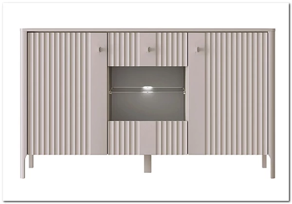 Тумба-витрина Dalia персидский жемчуг KOM1W2D BRW заказать по цене 31 000 руб. в Уфе