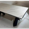 Стол ORISTANO 200 MARBLES KL-99 Белый мрамор матовый, итальянская керамика/ черный каркас, DISAUR заказать по цене 99 040 руб. в Уфе