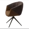 Стул ГИССЕН (GISSEN) 360 град., цвет КОФЕ HP032-08A PU / V885-1, экокожа / ткань / ЛАТТЕ, ®DISAUR заказать по цене 18 550 руб. в Уфе