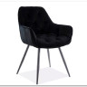 Стул кухонный Signal CHERRY Velvet Bluvel 19 (черный/черный мат) заказать по цене 14 573 руб. в Уфе