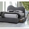 Кровать Halmar AMBER (серый) 160/200 заказать по цене 68 988 руб. в Уфе