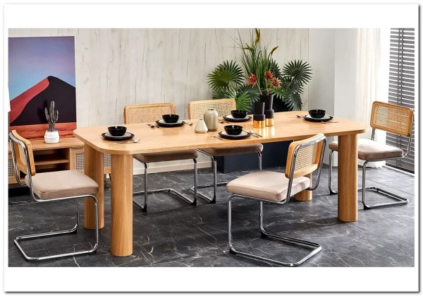 Стол обеденный Halmar ELEFANTE PROSTOKAT (дуб натуральный) заказать по цене 132 102 руб. в Уфе