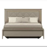 Кровать с мягким элементом Classic LOZ160x200 глиняный серый BRW заказать по цене 43 300 руб. в Уфе