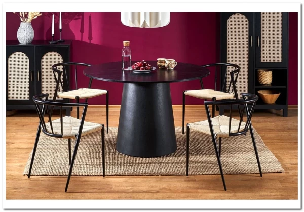 Стол обеденный Halmar GINTER (черный) заказать по цене 43 867 руб. в Уфе