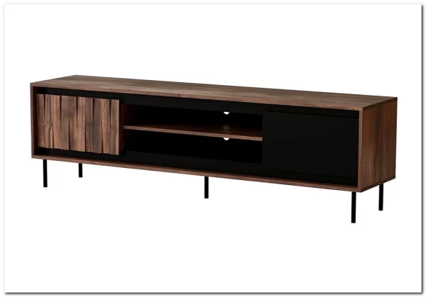 Тумба под телевизор Halmar SWING RTV-1 (орех/черный) заказать по цене 28 685 руб. в Уфе