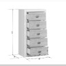 Комод Koen КОМ5S ясень снежный BRW заказать по цене 12 700 руб. в Уфе