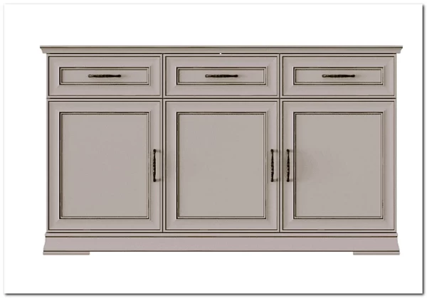 Тумба-комод Флоренция KOM3D3S персидский жемчуг БРВ заказать по цене 46 300 руб. в Уфе