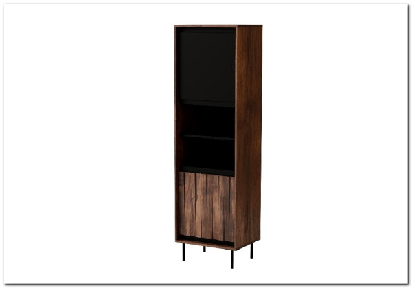 Витрина Halmar SWING W-1 (орех/черный) заказать по цене 32 054 руб. в Уфе