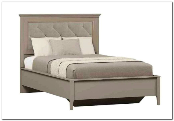 Кровать с мягким элементом Classic LOZ120x200 глиняный серый BRW заказать по цене 40 490 руб. в Уфе