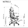 Кресло компьютерное Halmar NITRO 2 (красный/черный) заказать по цене 43 394 руб. в Уфе