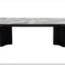 Стол АДАЖИО 240 (320) см MINERAL STONE NATURAL, керамика / Черный каркас заказать по цене 123 150 руб. в Уфе